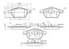 BOSCH 0 986 TB2 212 Brake Pad Set, disc brake